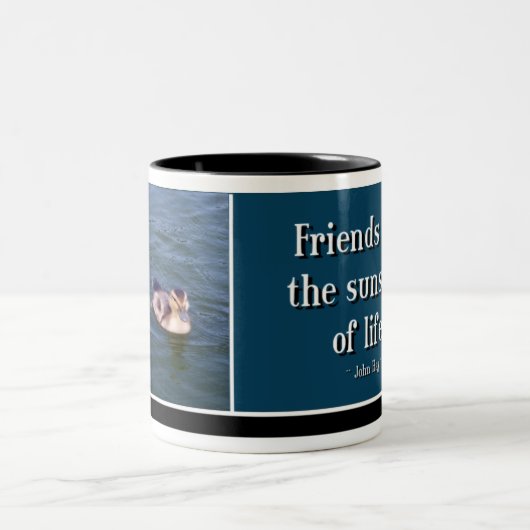 2 Couleurs Les amis sont… Tasse (Centre)