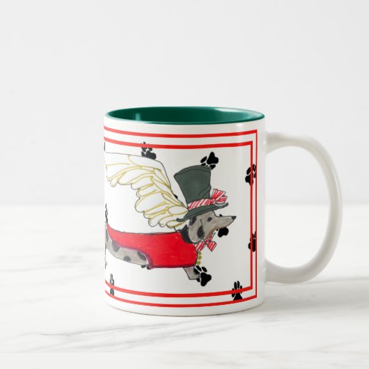 2 Couleurs Les anges de Gulliver tachettent la tasse de (Droit)