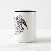 2 Couleurs Les astronautes tasse (Centre)