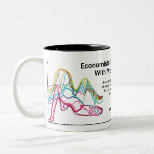 2 Couleurs Les économistes le font avec tasse à deux tons d