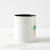 2 Couleurs Les machines nous aiment tasse de café (Centre)