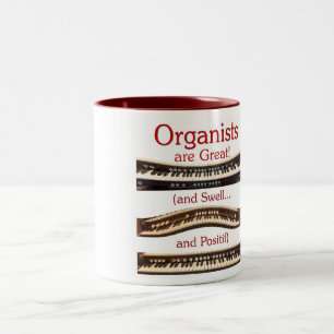 2 Couleurs Les organistes sont grande tasse