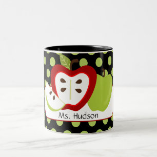 2 Couleurs Les points d'Apple ont personnalisé la tasse de