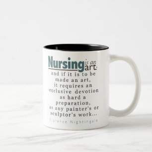2 Couleurs Les soins sont une tasse d'art