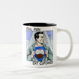 2 Couleurs Les vrais hommes mangent la tasse de petits