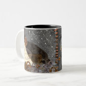 2 Couleurs L'espace punk de vapeur - tasse de café (Devant gauche)