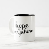 2 Couleurs L'espoir est partout - tasse (Devant gauche)