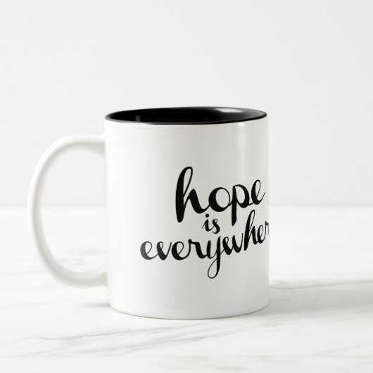 2 Couleurs L'espoir est partout - tasse (Gauche)