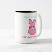 2 Couleurs L'espoir hippie reste loin de moi tasse (Devant droit)