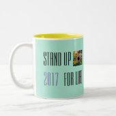 2 COULEURS LEVEZ-VOUS POUR LA TASSE 2017 DE LA VIE (Gauche)