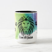 2 Couleurs Lion de tasse de Judah (Centre)