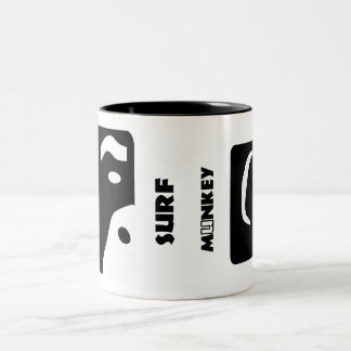 2 Couleurs Logo de Munkey de surf sur une tasse