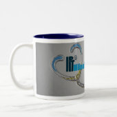 2 Couleurs Logo d'IPT sur la tasse à deux tons (Gauche)