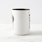 2 Couleurs Logo IWHA tasse avec dire (Centre)