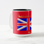 2 Couleurs Londres appelle la tasse de coussin (Devant gauche)