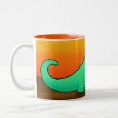 2 Couleurs Louis le lézard, tasse (Gauche)