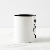 2 Couleurs Lundi est tasse de merde (Centre)