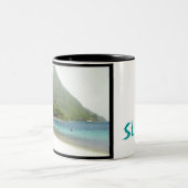 2 Couleurs lune de miel, tasse du St Lucia (Centre)