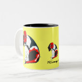 2 Couleurs Ma tasse de Bill d'ami (Devant gauche)