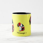 2 Couleurs Ma tasse de Bill d'ami (Centre)