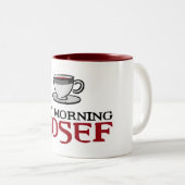 2 Couleurs Ma tasse de Josef de matin (Devant droit)