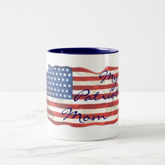 2 Couleurs MA tasse de MAMAN de PATRIOTE (Centre)