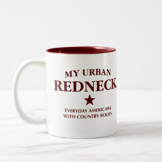 2 Couleurs Ma Tasse Redneck Urbaine