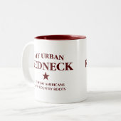 2 Couleurs Ma tasse Urban Redneck (Devant gauche)