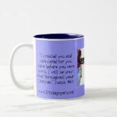 2 Couleurs Ma vie, tasse improvisée (Gauche)