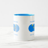 2 Couleurs Magazine de logo de tasse (Centre)