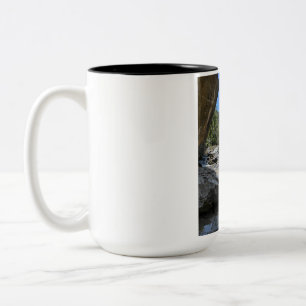 2 Couleurs Magnifique tasse de café bicolore au paysage natur
