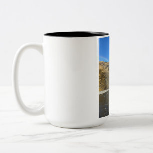 2 Couleurs Magnifique tasse de café bicolore au paysage natur