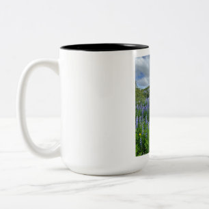 2 Couleurs Magnifique tasse de café bicolore au paysage natur