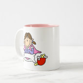 2 Couleurs Maïs éclaté et tasse de pyjamas (Devant gauche)