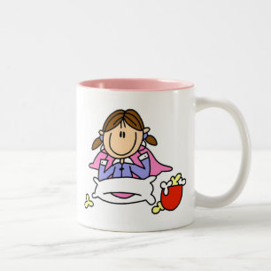 2 Couleurs Maïs éclaté et tasse de pyjamas
