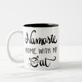 2 Couleurs Maison de Namaste avec ma tasse de chat (Gauche)