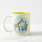 2 Couleurs Maman de girafe et tasse de bébé (Gauche)