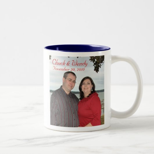 2 Couleurs Mandrin et tasse de mariage de Wendy (Droit)