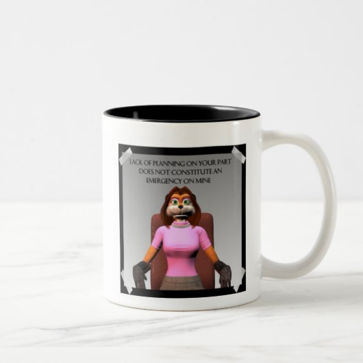 2 Couleurs Manque de tasse de planification (Droit)