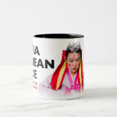 2 Couleurs Maria la tasse coréenne de jeune mariée (Centre)