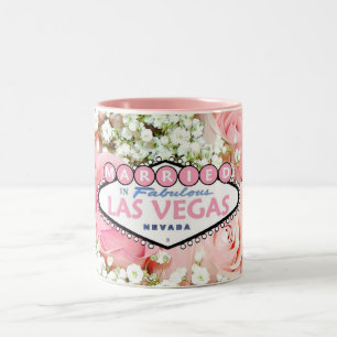 2 Couleurs MARIÉ dans la tasse fabuleuse de ton de Las Vegas