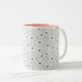 2 Couleurs Math Motif tasse à café (Devant droit)