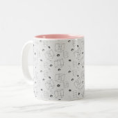 2 Couleurs Math Motif tasse à café (Devant gauche)