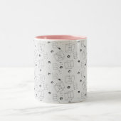 2 Couleurs Math Motif tasse à café (Centre)