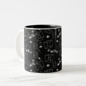 2 Couleurs Math Motif tasse à café (Devant gauche)