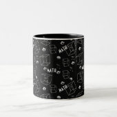 2 Couleurs Math Motif tasse à café (Centre)