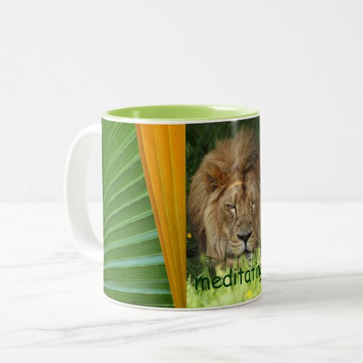 2 Couleurs Méditer la tasse (Devant gauche)