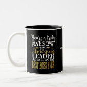 2 Couleurs Meilleur CADRE TASSE - MERCI CADRE super patron (Gauche)