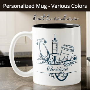 2 Couleurs Meilleur Tasse Infirmière Jamais Cadeau de Diplôme
