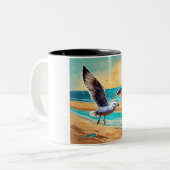 2 Couleurs Meilleure tasse de thé (Devant gauche)